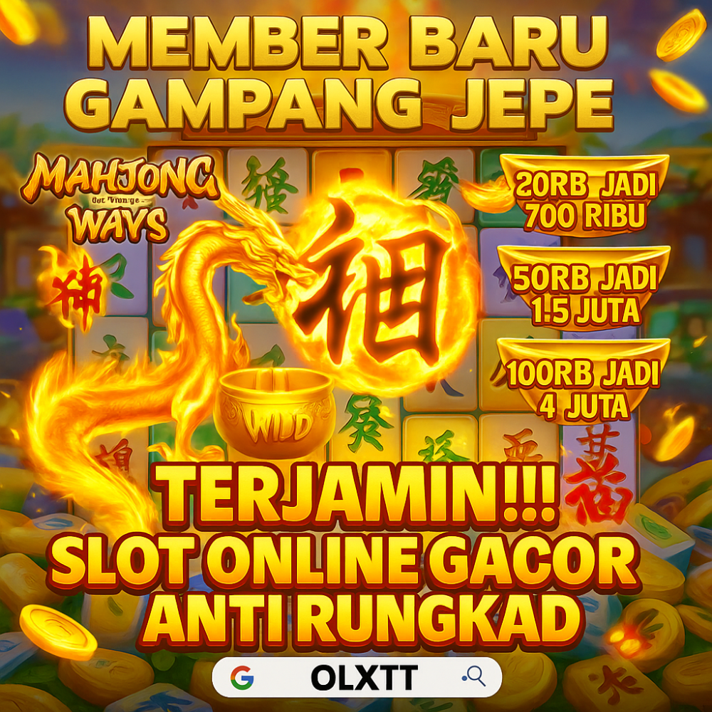 OLXTT - Promo Slot Online New Member 200%, Raih Jackpot Pertama Lebih Mudah